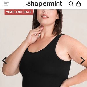 2XL Shapermint Black Tank